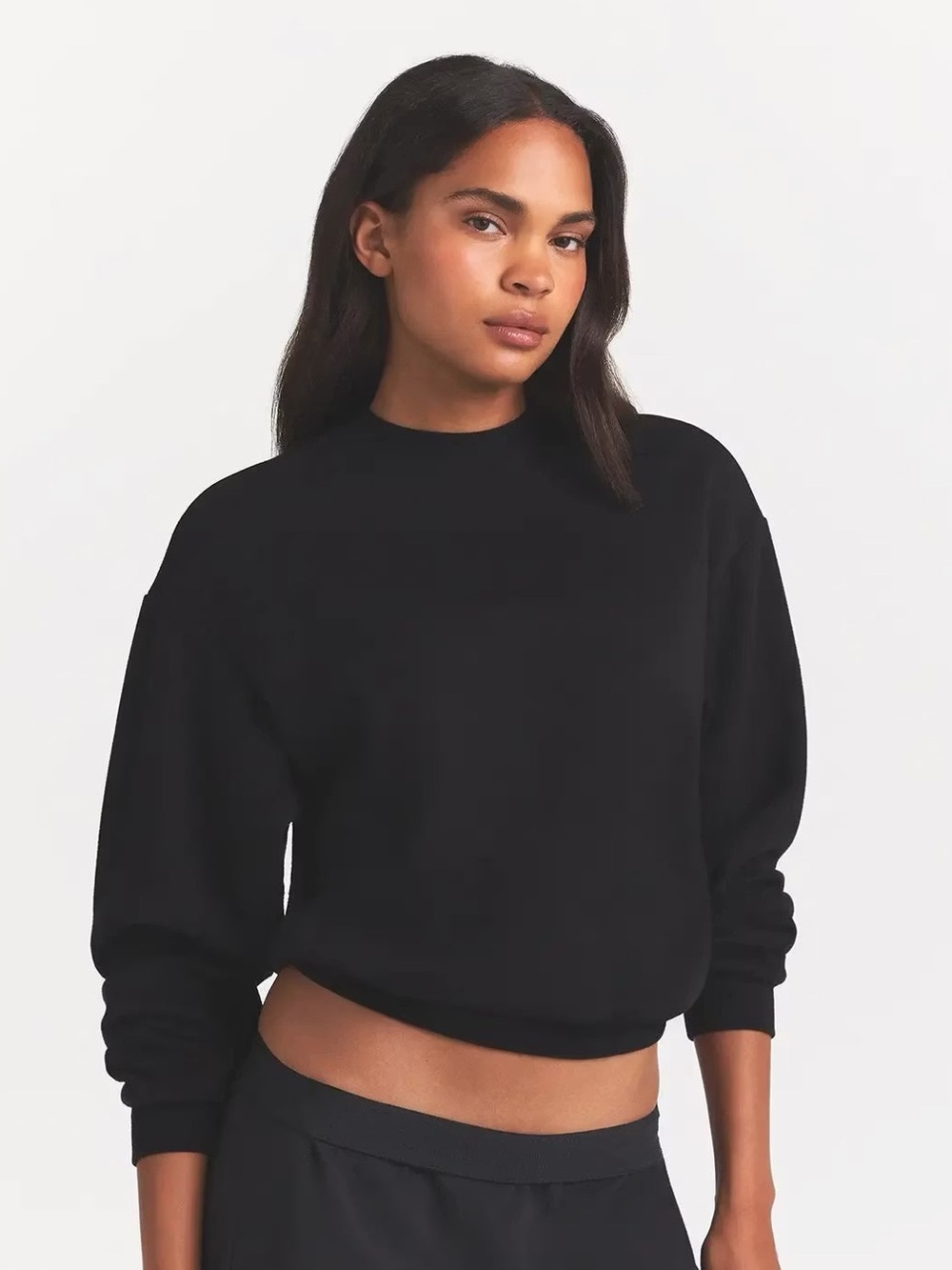 Black SKIMS Crewneck